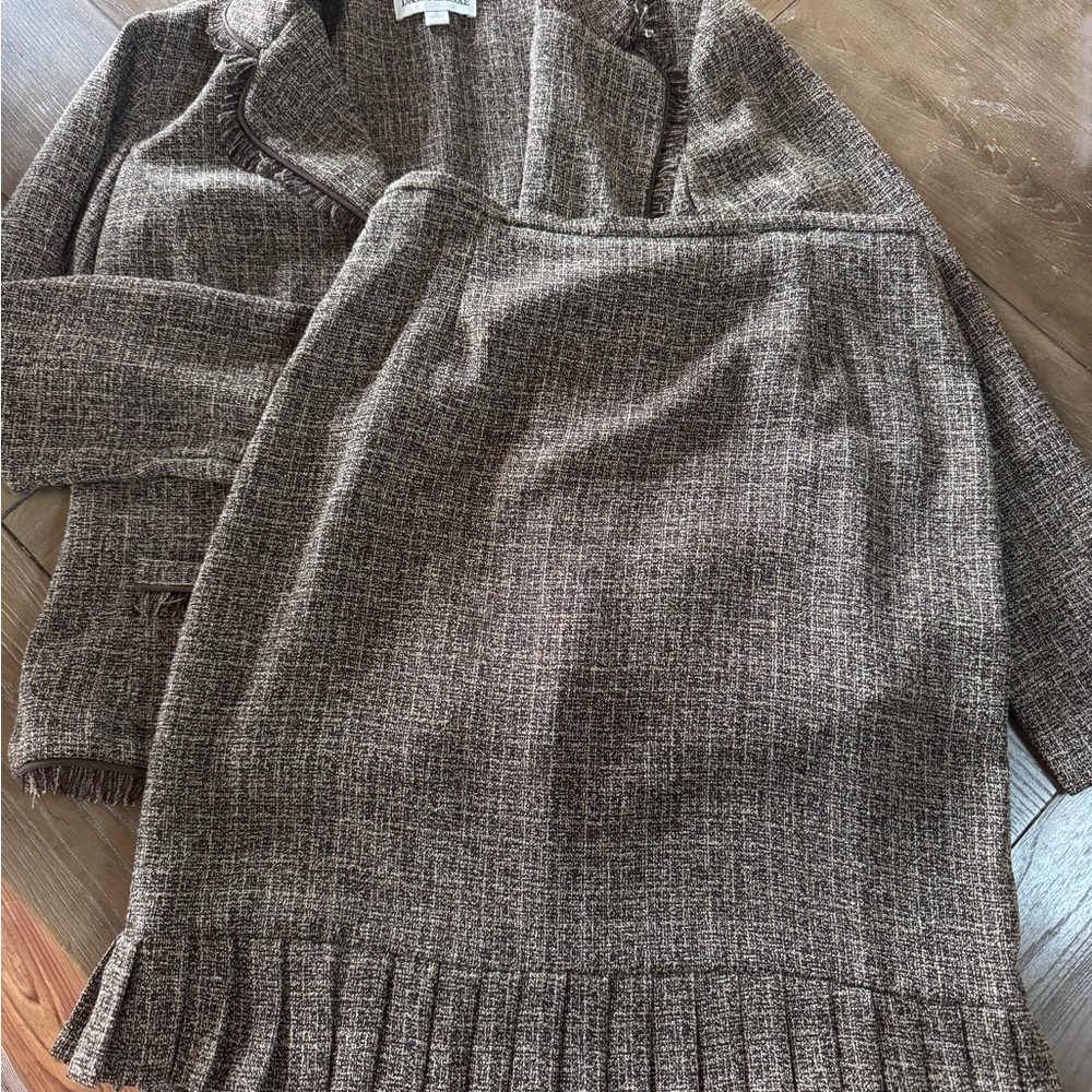 Danny & Nicole Brown Skirt Set